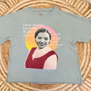 🌾 Sage‎ Green Rosa Parks Short Sleeve T-Shirt